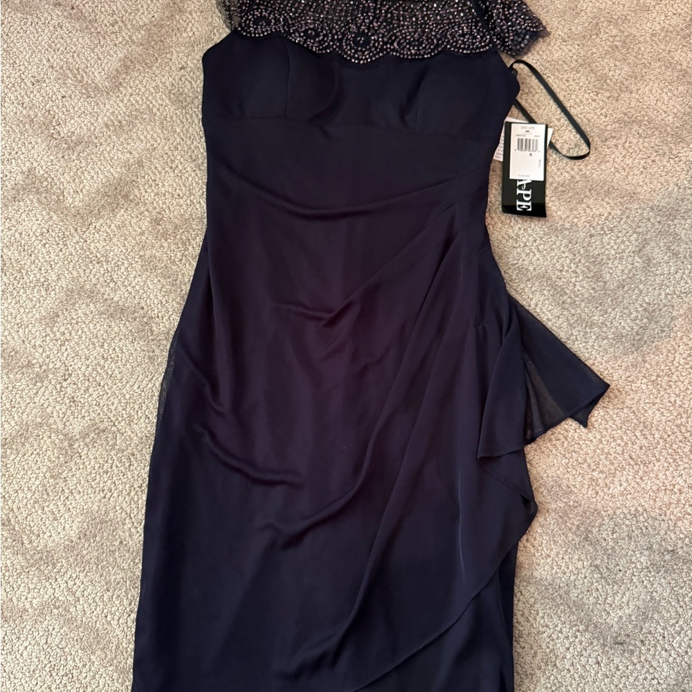 Elegant Navy Blue Women's Dress NWT